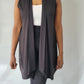Capro women plus size long sleeved and sleeveless cardigans